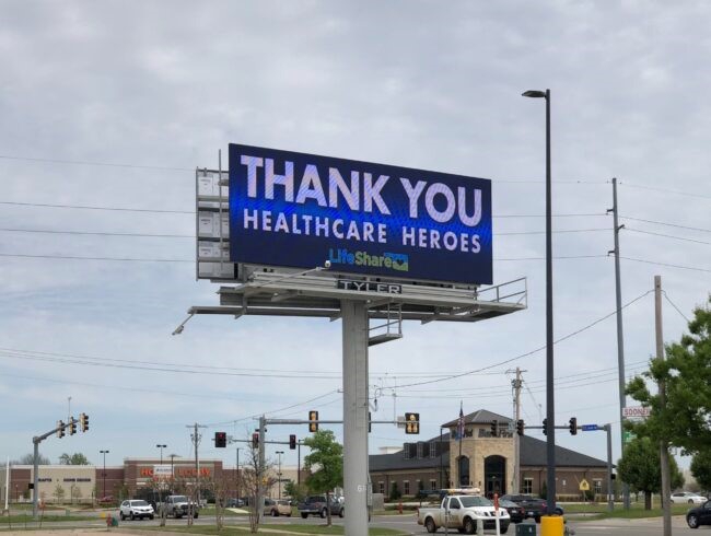 Outdoor board for Healthcare Heroes.jpg