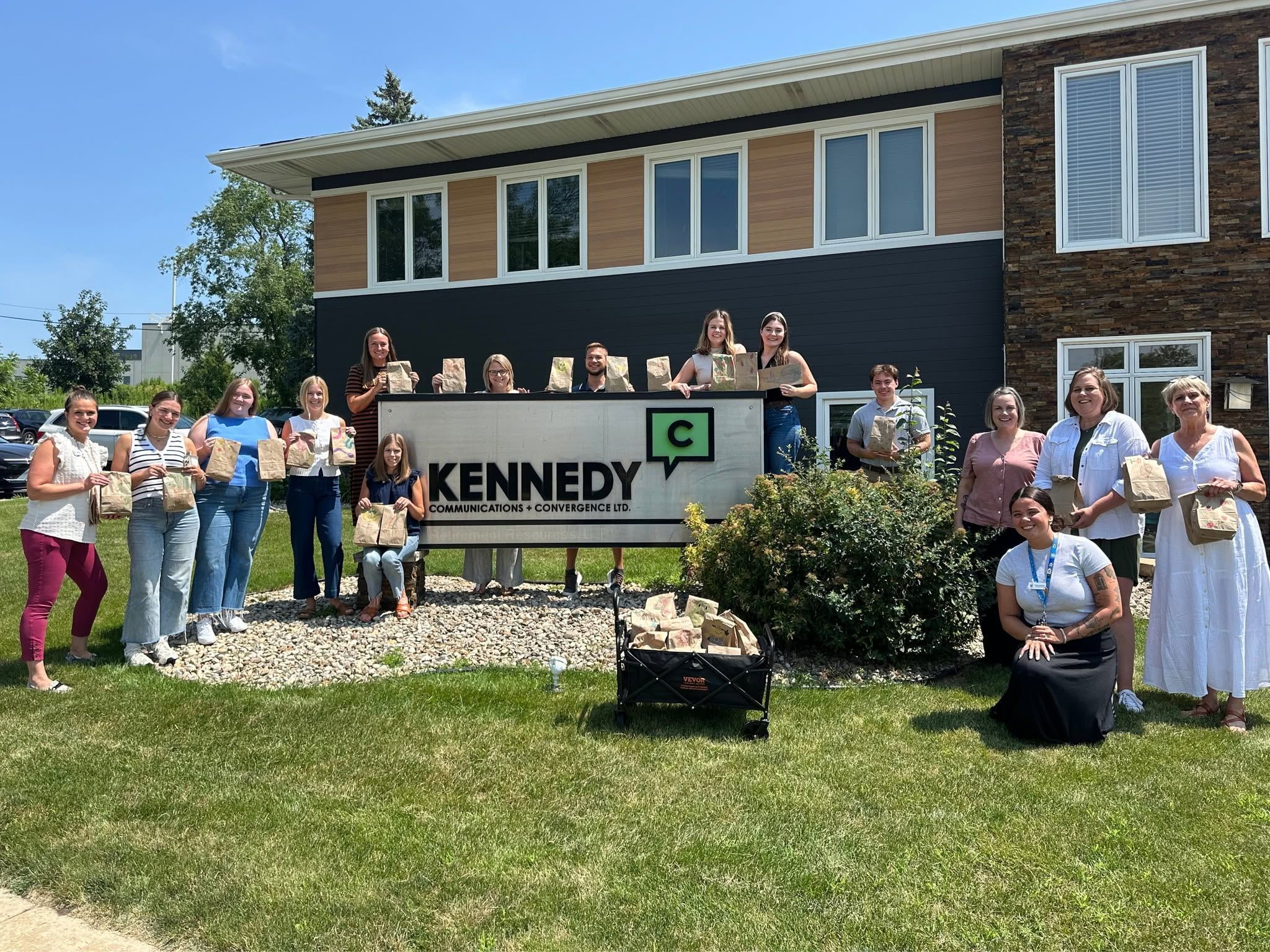 Ronald McDonald House Charities of Madison care kit making activity
