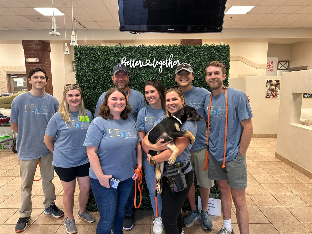 Birmingham Team Members at the Humane Society