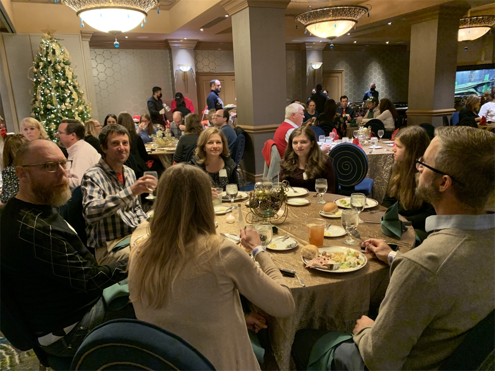 Our holiday parties are super fun!