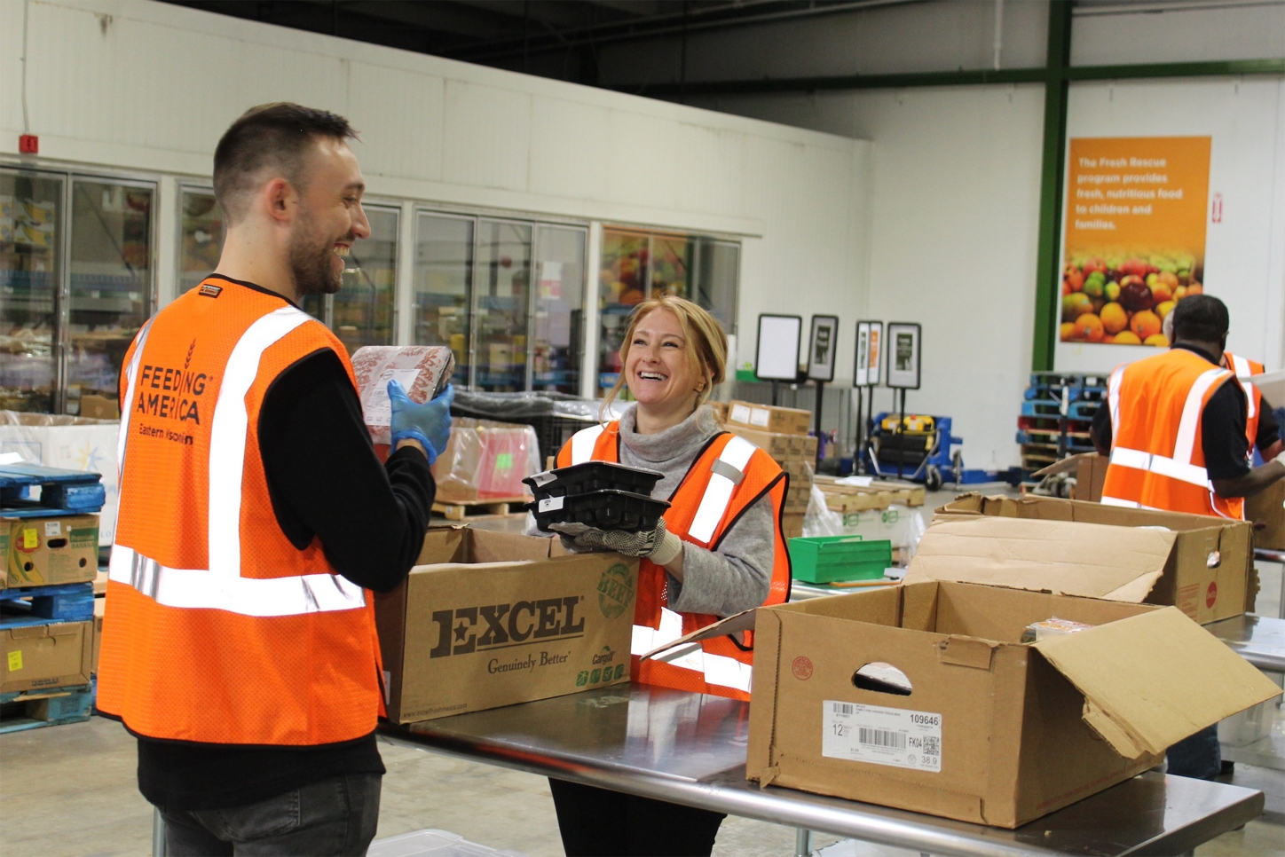 BVM employees volunteered at Feeding America Eastern Wisconsin.