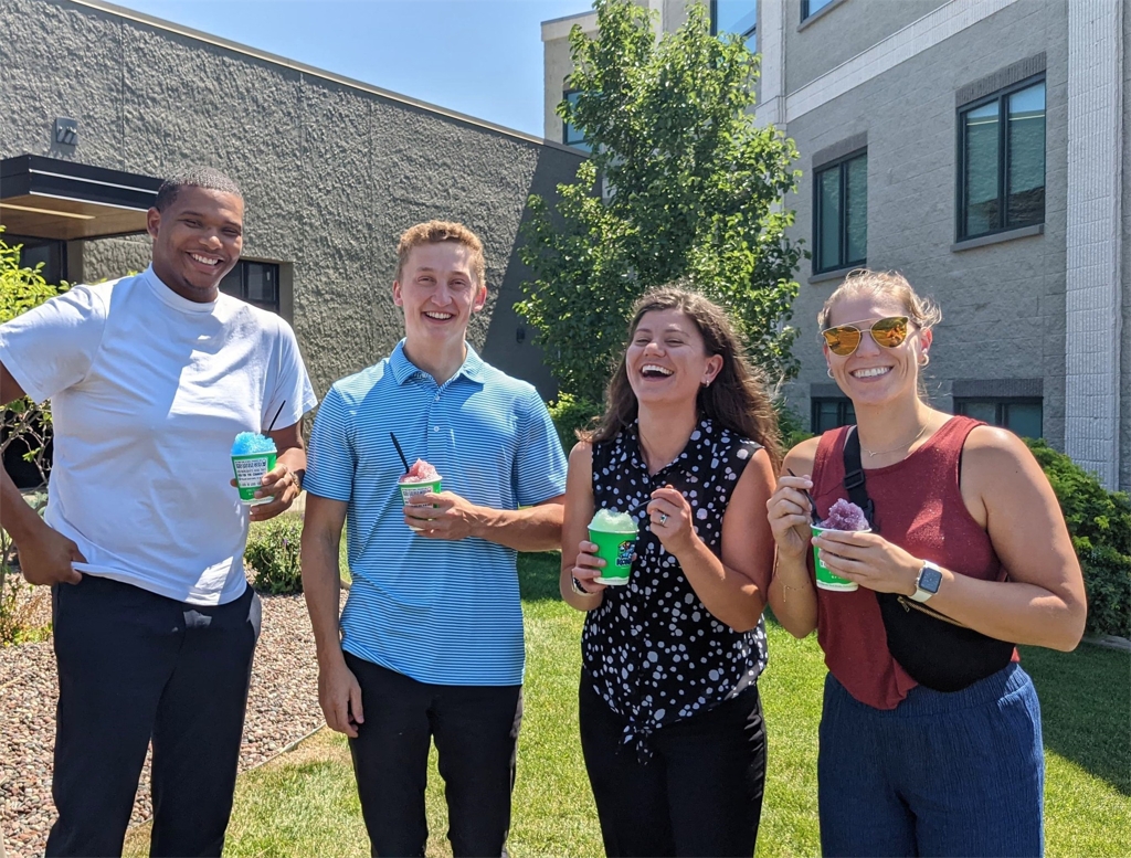 A shaved ice truck stopped by our Home Office to serve up treats for the team.