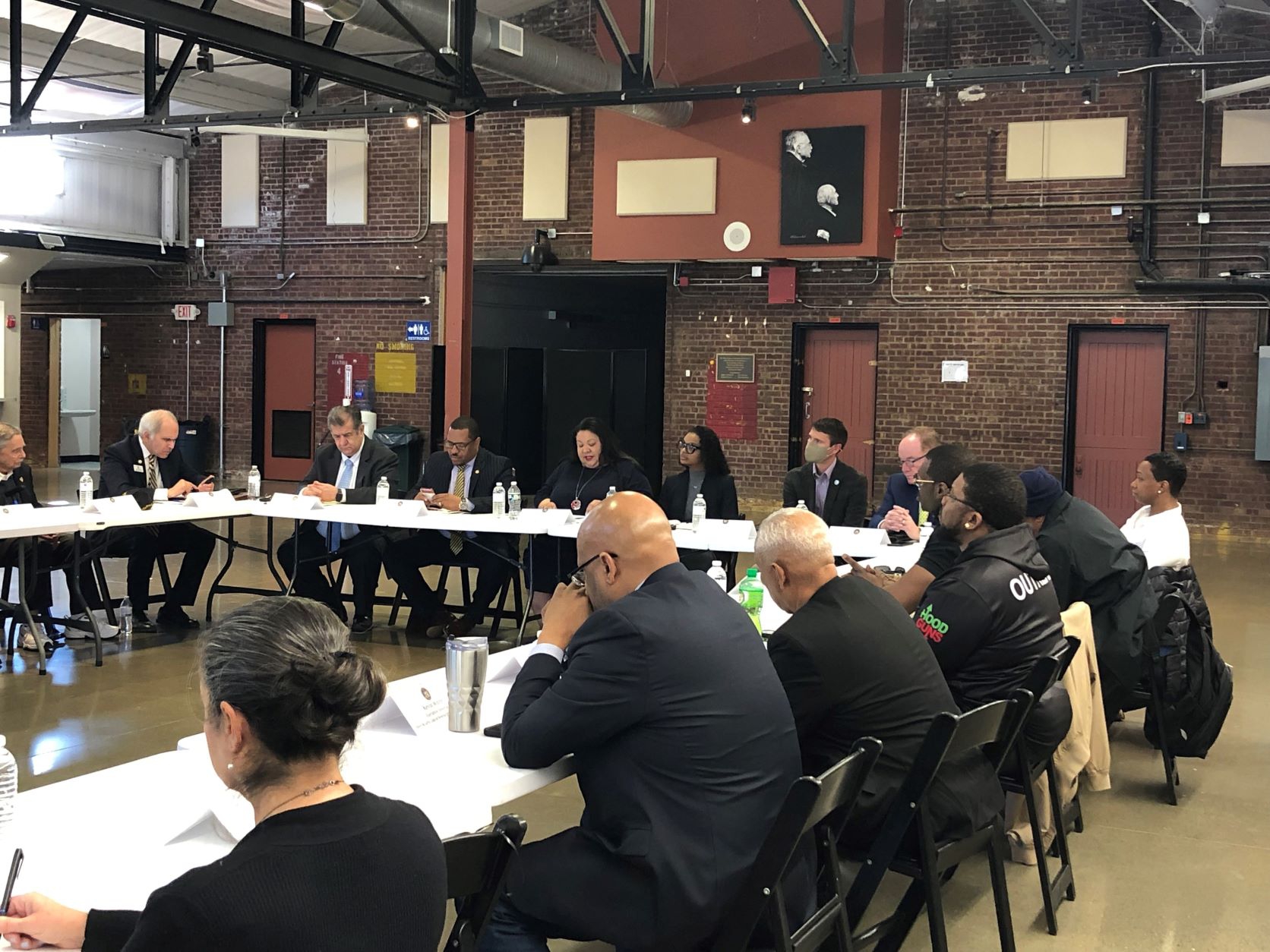 DCJS convenes local stakeholders in communities that receive grant funding to combat gun violence, including one in Newburgh last summer.