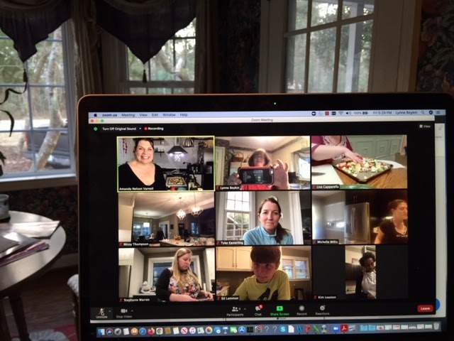 Friday nights in. Virtual Dinner & Cooking Class with Coworkers!
