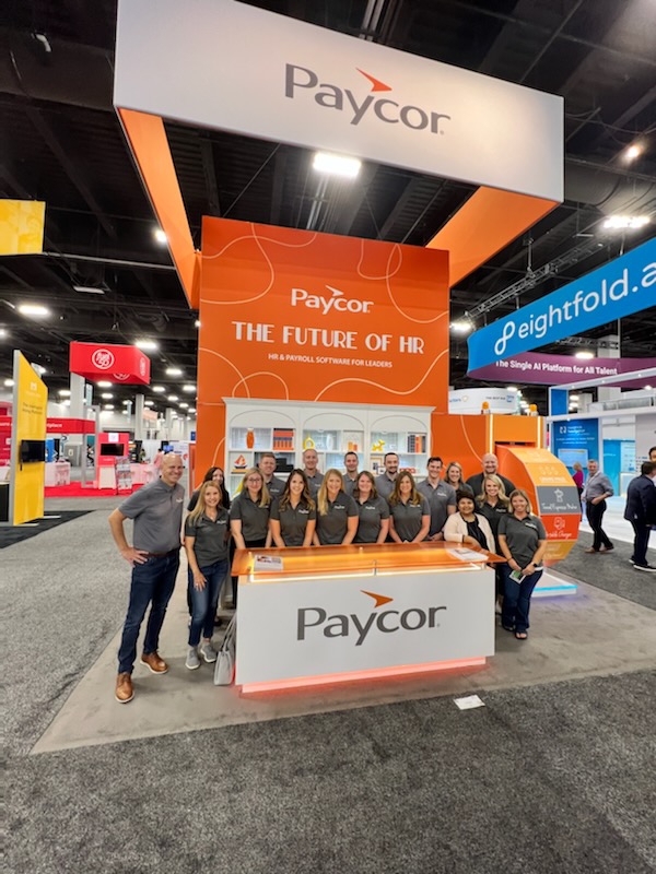 Paycor Booth at HR Tech 2022