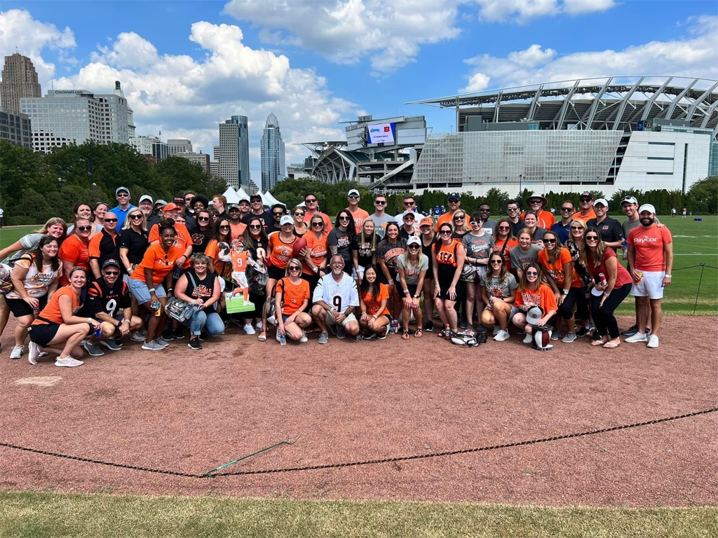 Paycor Associates Attending Bengals Training Camp Practice August 2022