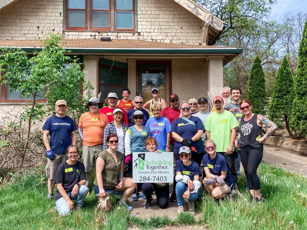 Volunteering at Rebuilding Together