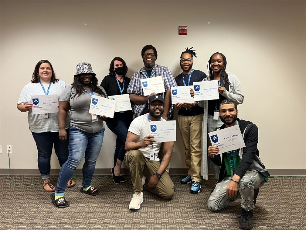 New graduates from our Ascent University Michigan Campus