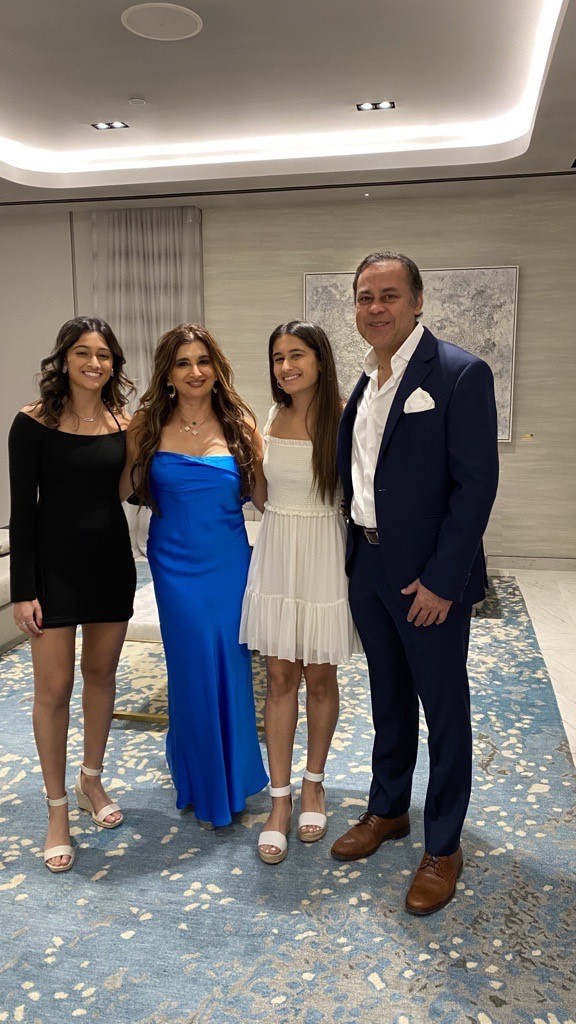 The Gupta's-Coresphere owners at the 20th Anniversary celebration