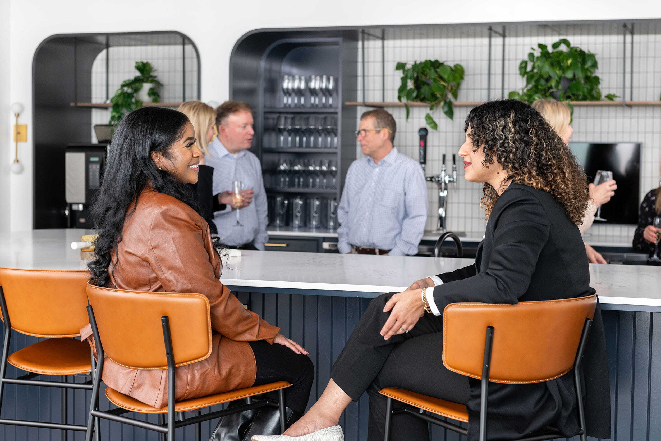 Cobec Women Talking at Cafe Counter.jpg