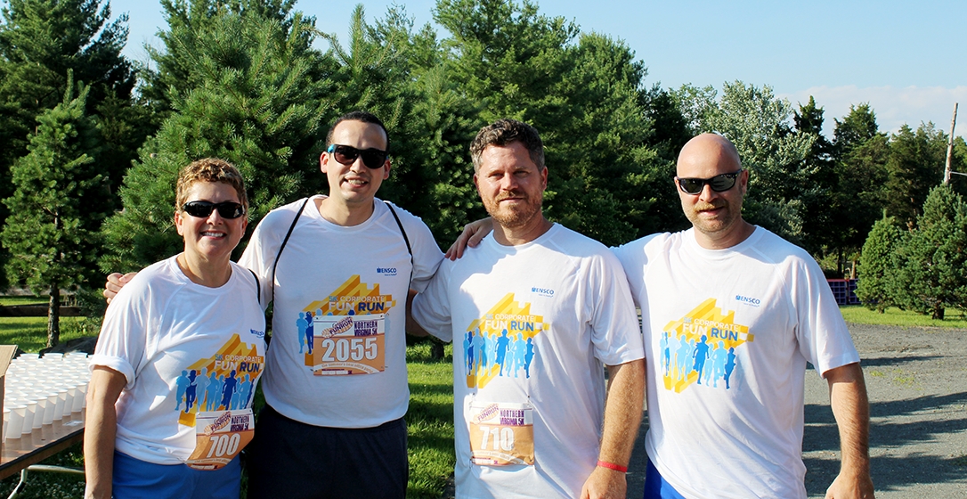 ENSCO employees at the 5K Corporate FunRun, benefiting the Leukemia & Lymphoma Society