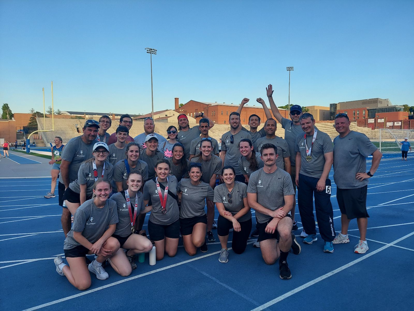 Track & Field team through the Des Moines Corporate Games.