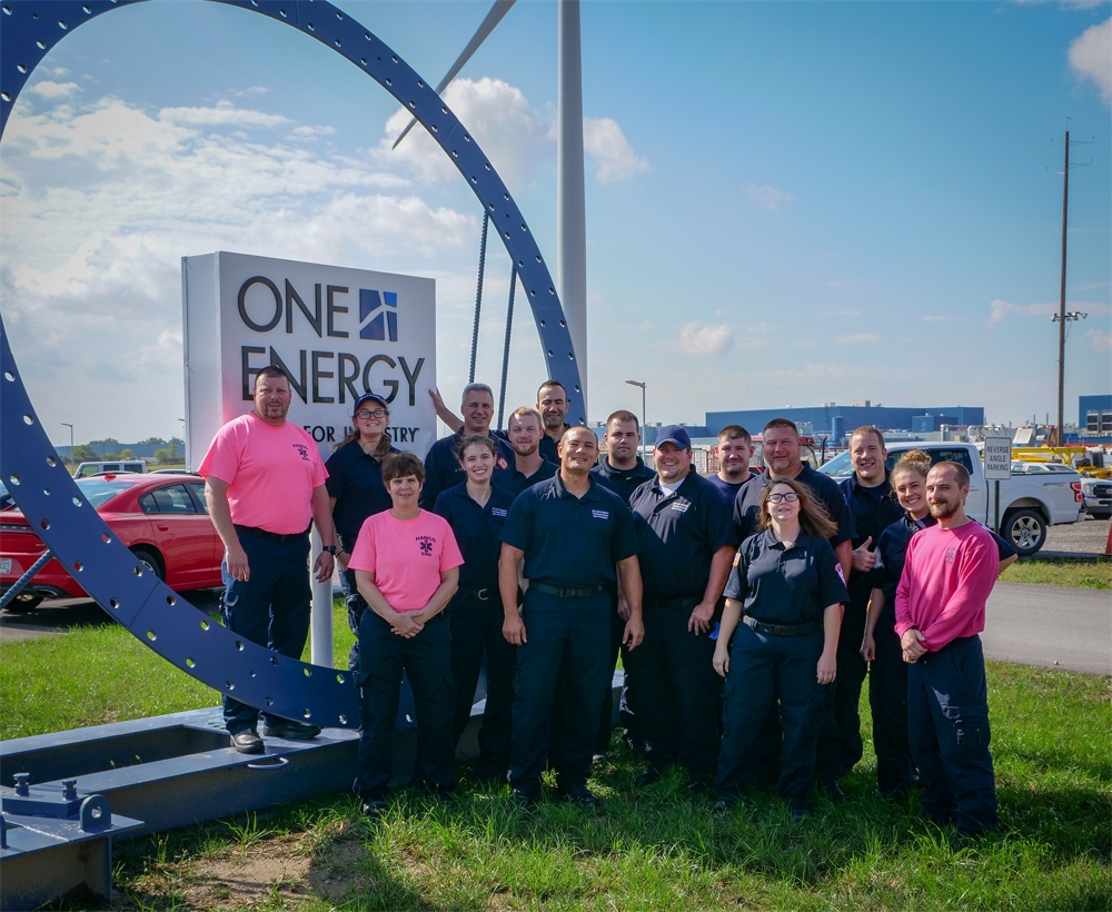 One Energy is an accredited Emergency Medical Services (EMS) Training Facility, with a quarter of its workforce certified as Emergency Medical Technicians.