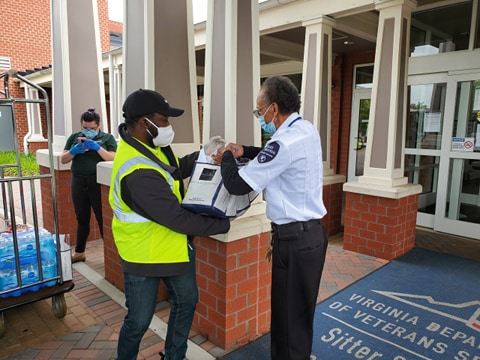 RWC partnered with the Ricky Johnson & Friends Foundation to deliver over 1,300 care packages to COVID-19 frontline workers.