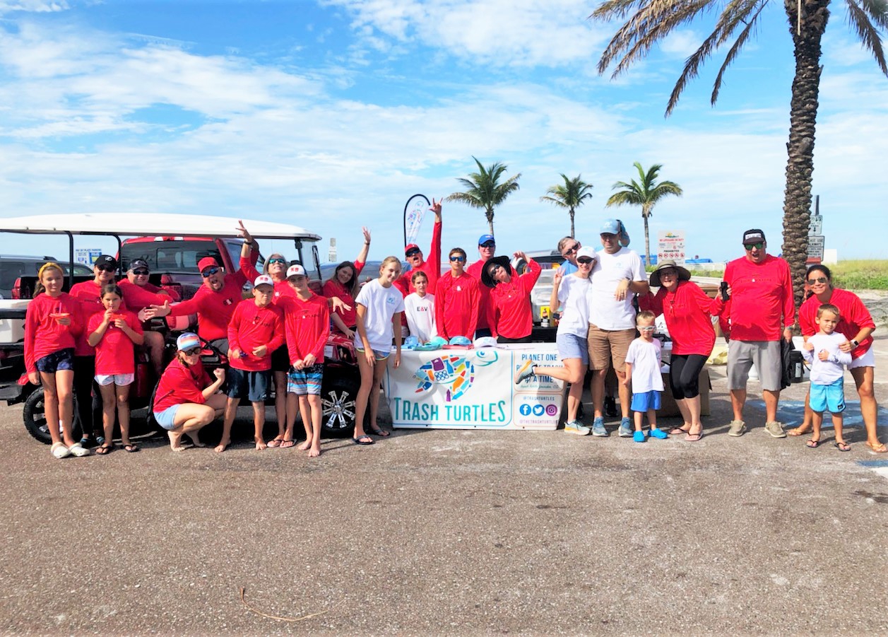 Multiple Engel & Völkers shops join Trash Turtles for Beach Clean Up on Madeira Beach, FL beaches.