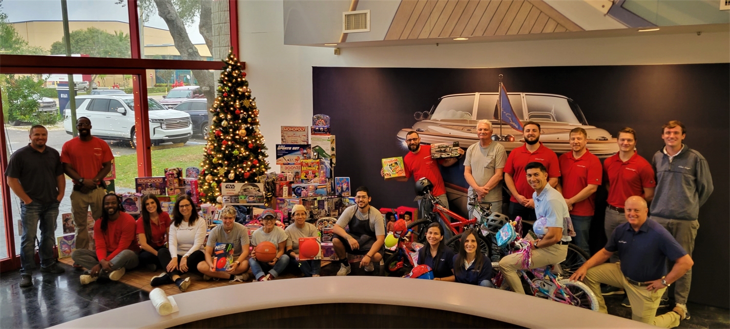 Employees Donating Toys for Tots