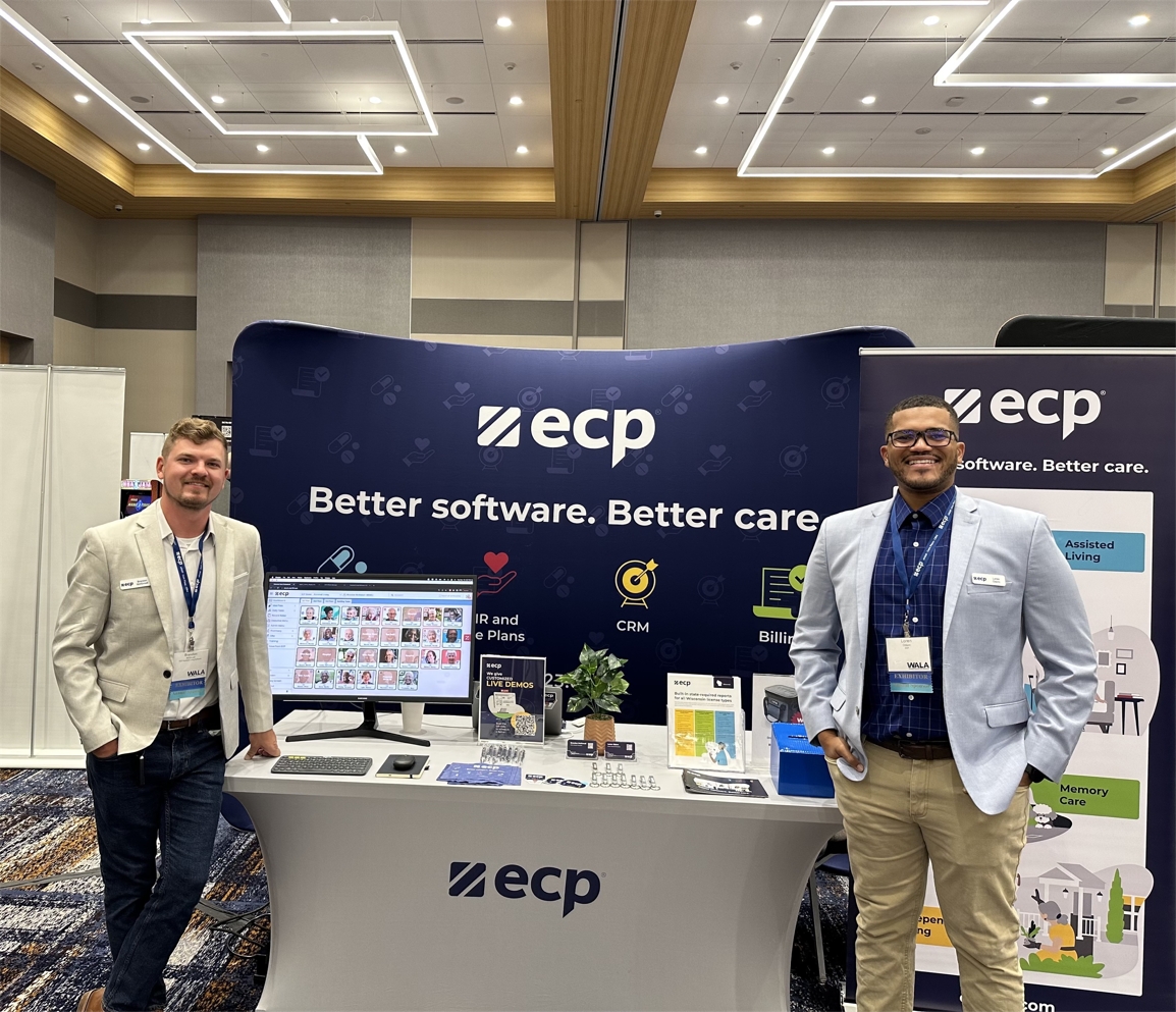 ECP on the road, attending an industry event