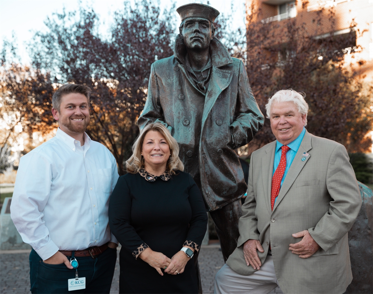 From left to right Vice President Mike Klett, Vice President of Contracts and Administration Wendy Cumings, and CEO & President Mark Klett