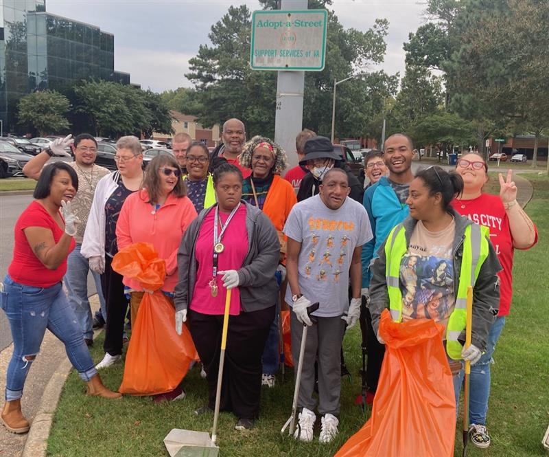 Team ThisAbility Cleans Up