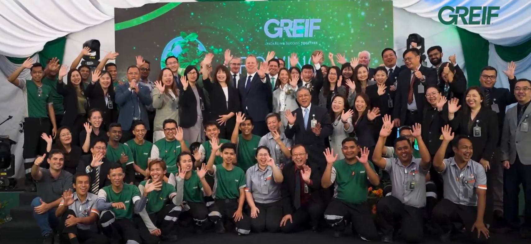 Grand opening of Greif's new IBC facility in Malaysia
