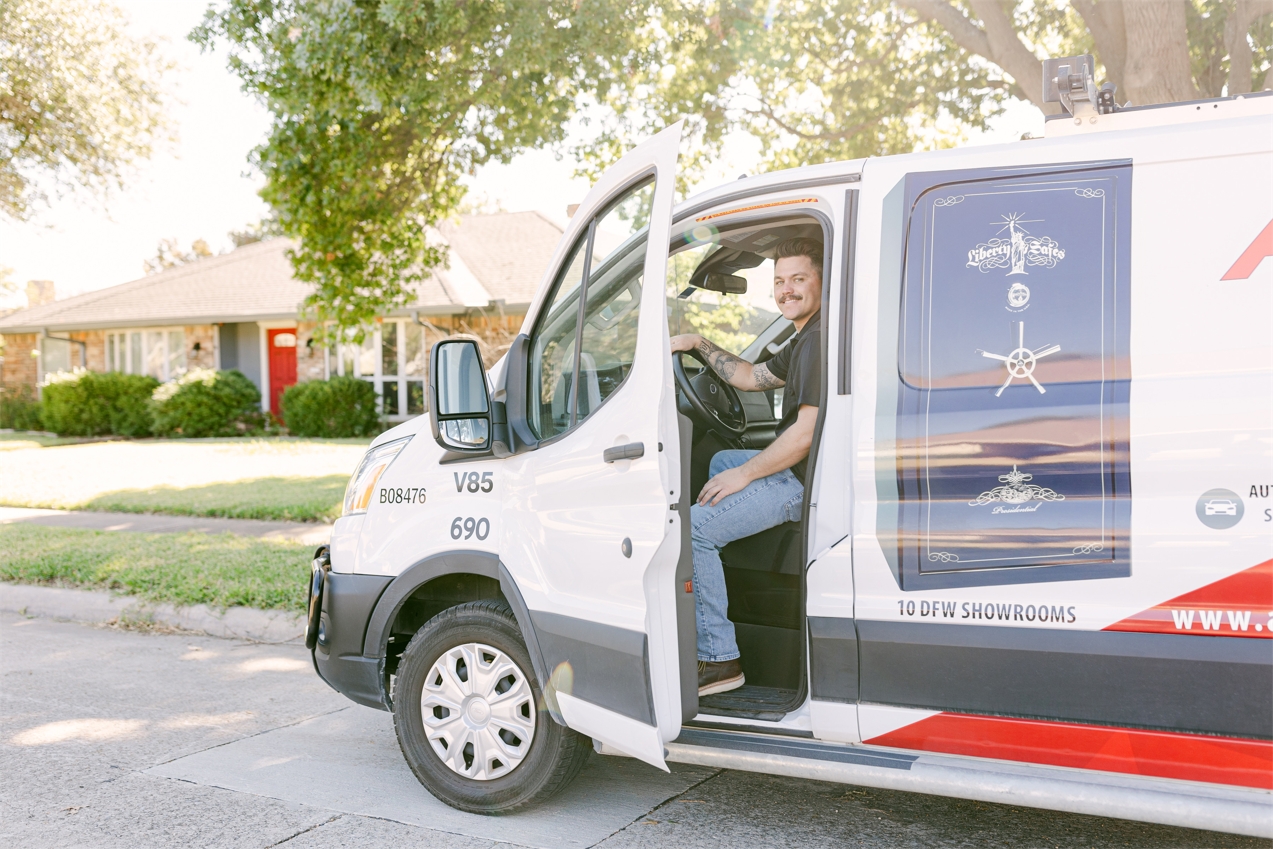 Bill in Van Outside Home Smiling.jpg
