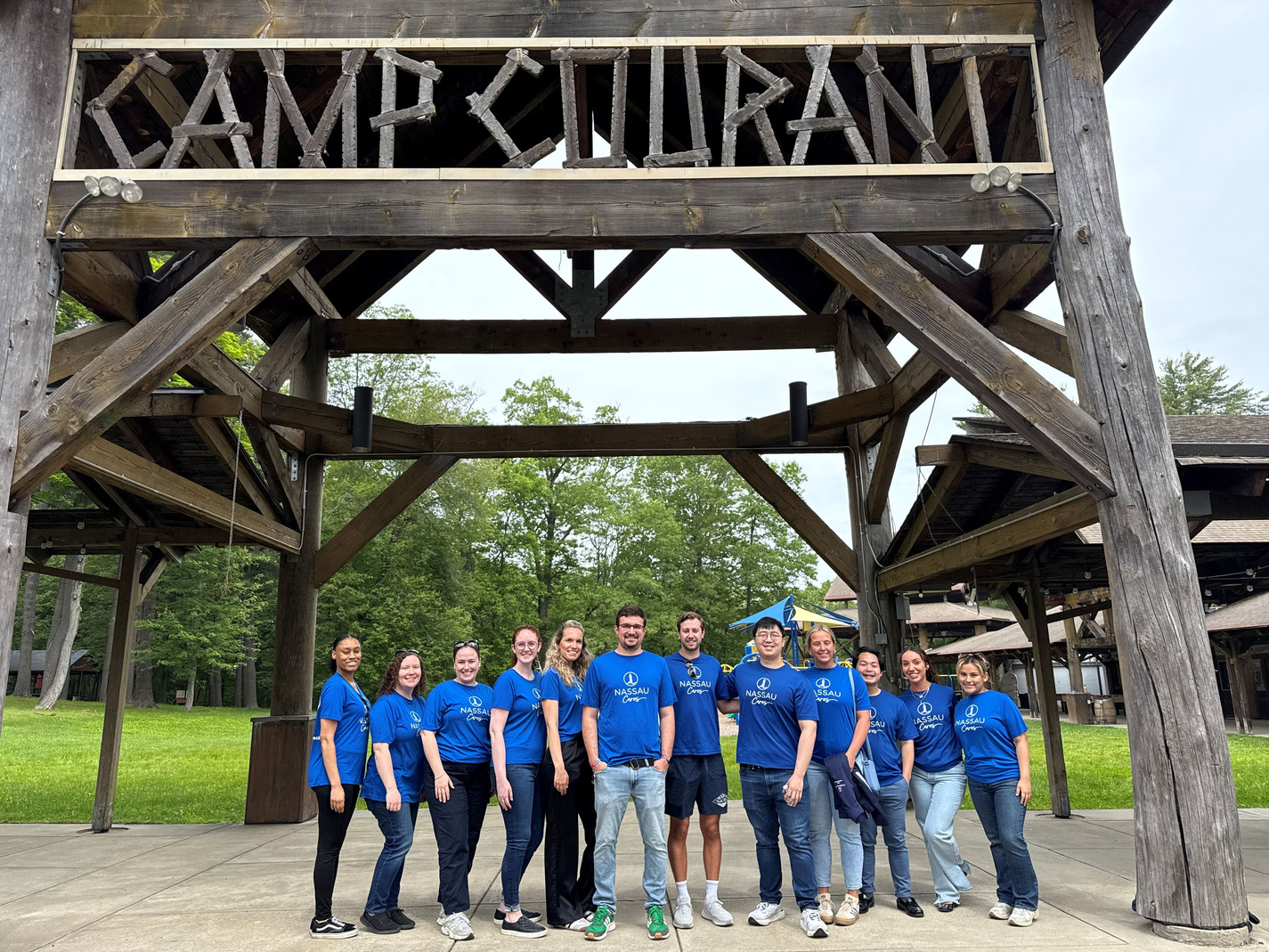 Nassau Financial Group employees volunteer at Camp Courant