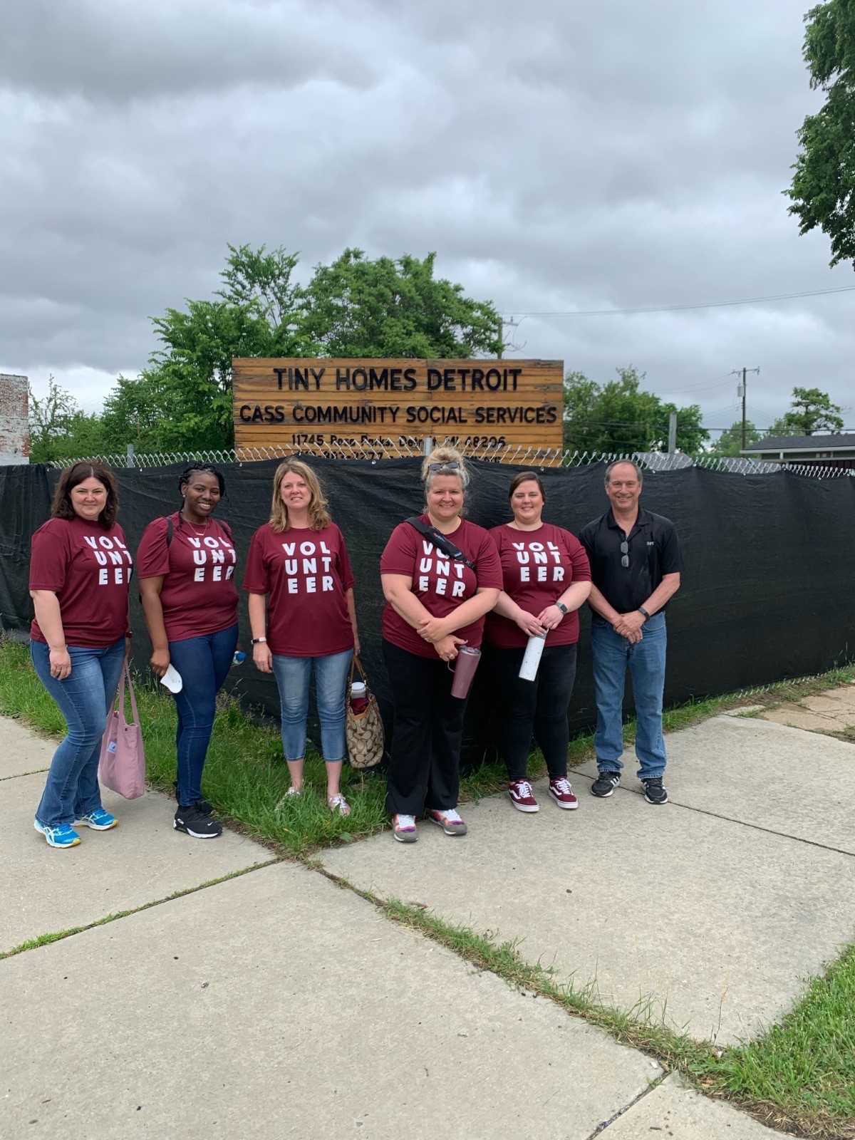 Our RPT Team partnered with Tiny Homes Detroit and volunteered their team to help build homes for low-income tenants including the formerly homeless, senior citizens and college students.