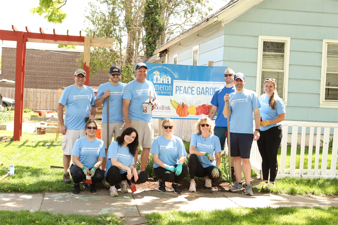 First American colleagues volunteer on the company’s annual Impact Day to give back to the communities where we live and work.