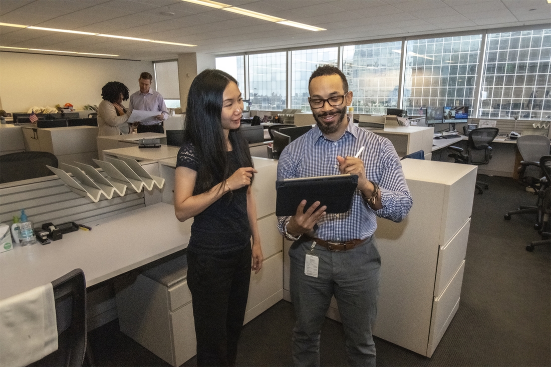 Boardwalk Employees Working from the Houston Office