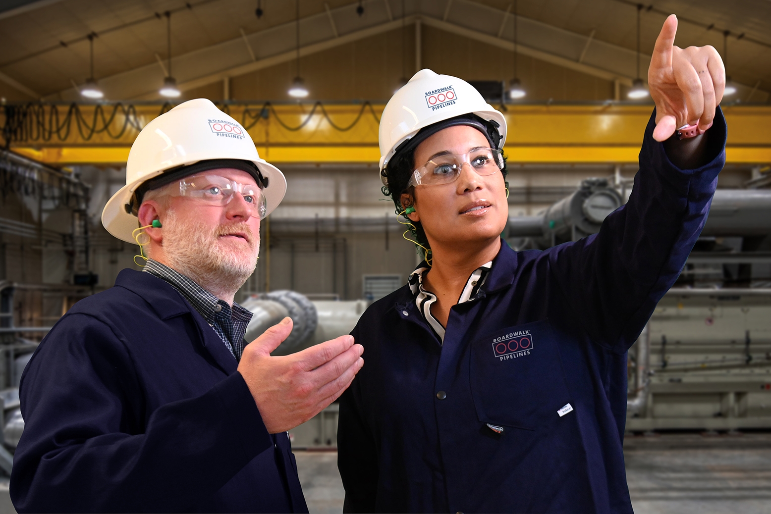 Boardwalk Employees in Brazos Compressor Station