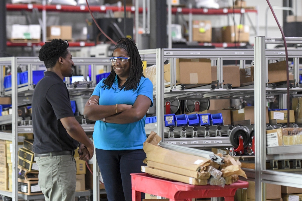 ELSCO Customer Service and Production Team Members collaborating.jpg