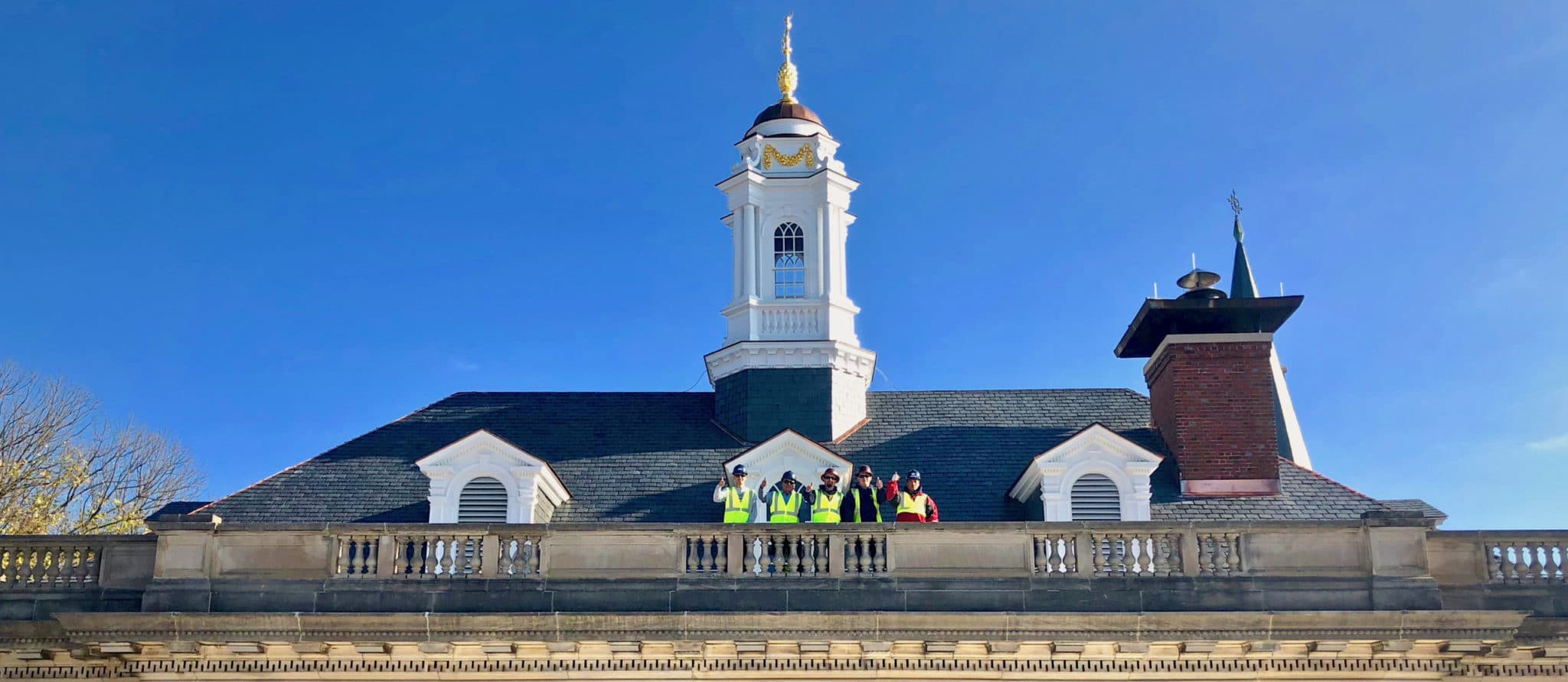 Wagner Roofin team at the award-winning Historic Annapolis Post Office