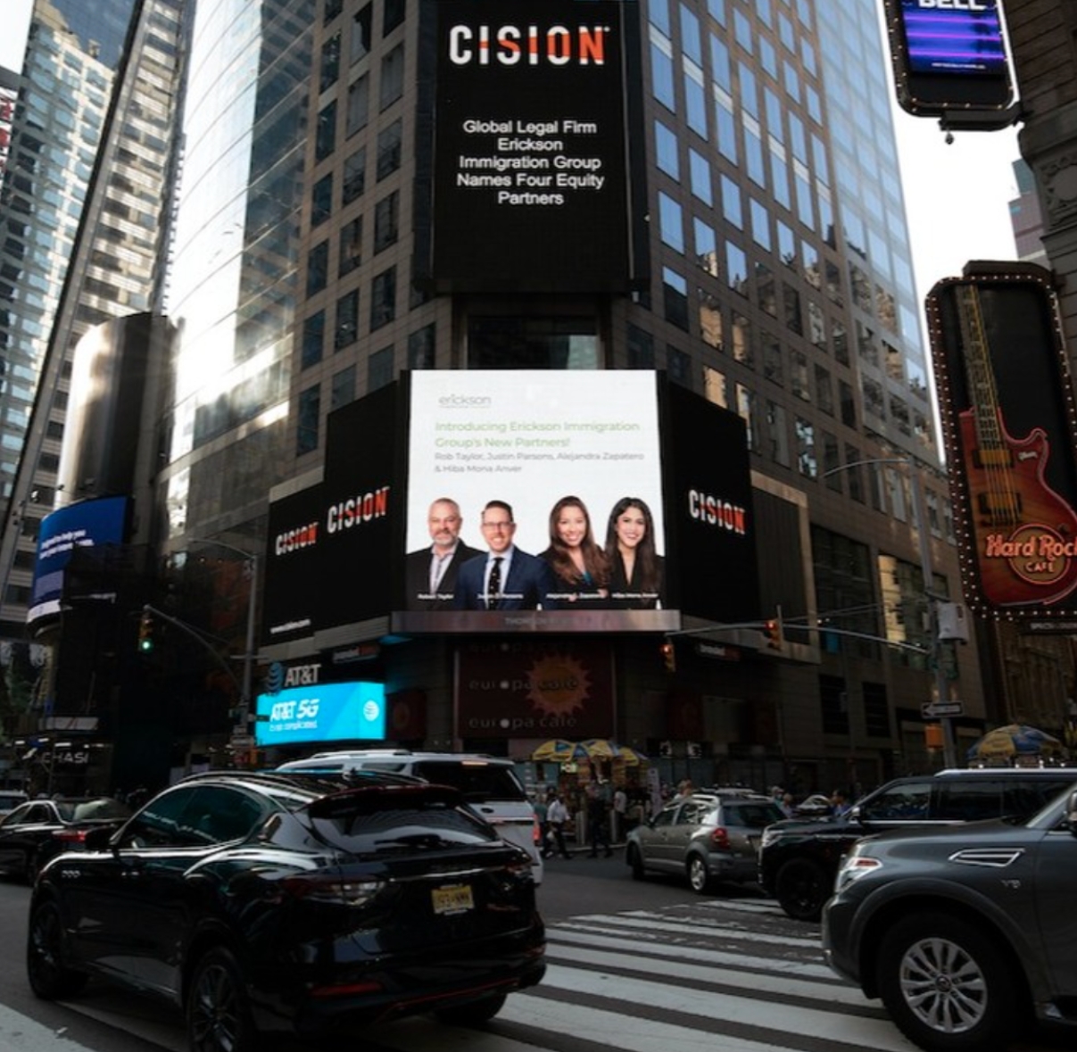 An NYC Shout-Out Announcing EIG's 4 New Partners