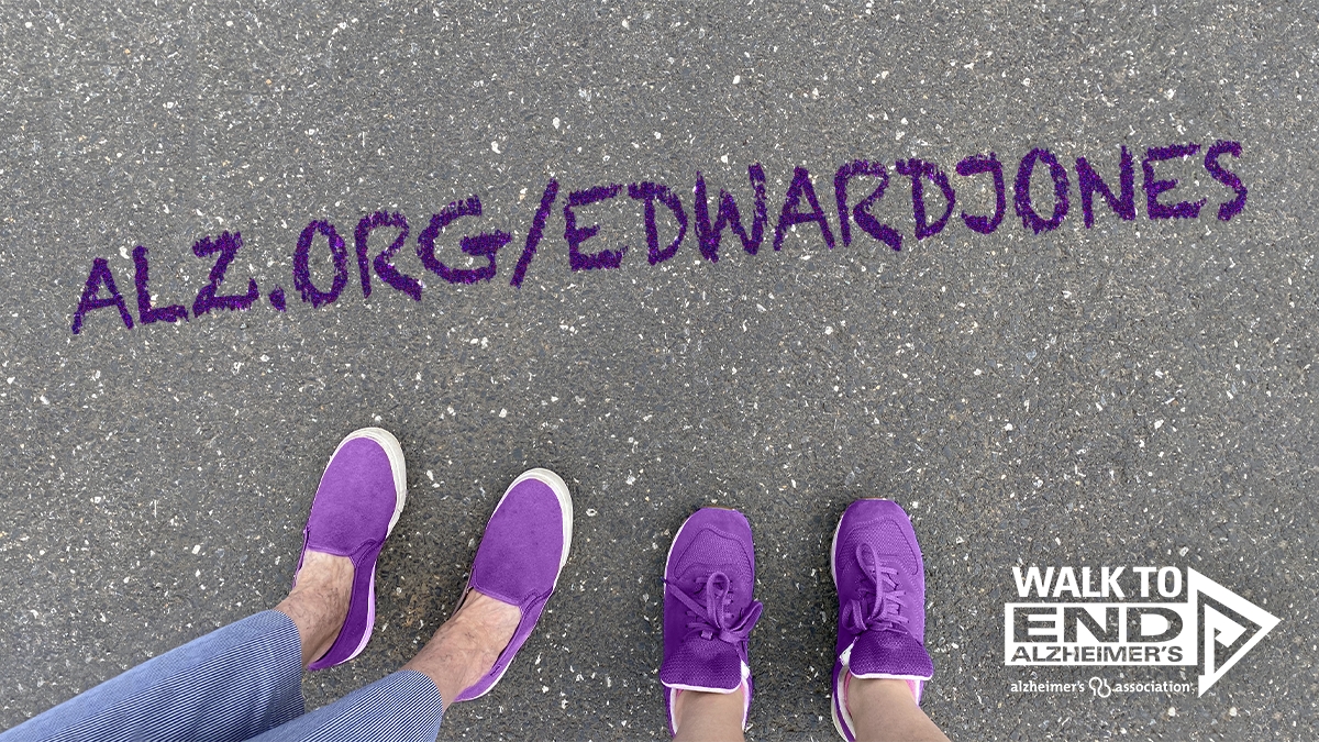 Edward Jones is the National Presenting Sponsor of the Walk to End Alzheimer's