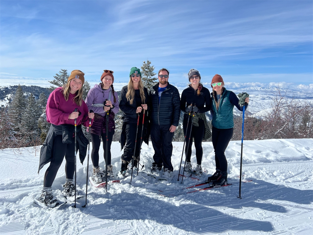 Culture event snowshoeing at Bogus Basin in Boise.