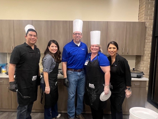 ESC-20 Executive Leadership Cabinet Serves Pancake Breakfast