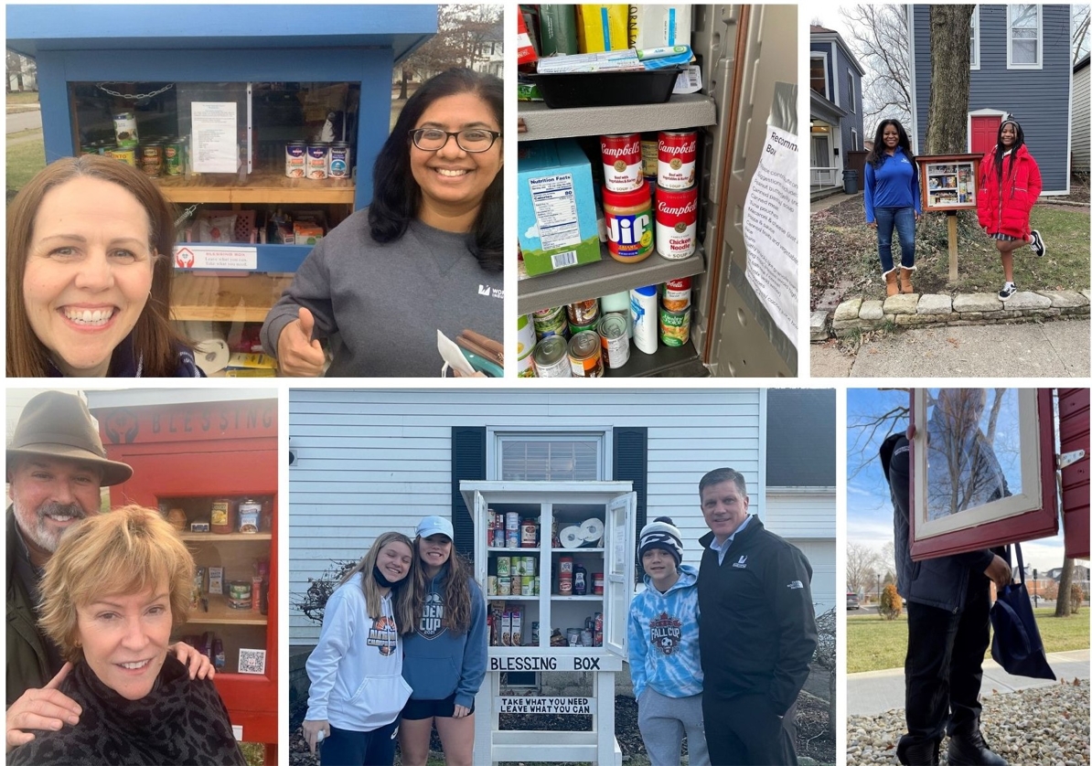 In the spirit of Martin Luther King Jr. Day, members of our Diversity, Equity and Inclusion Leadership Council stocked little pantries with nonperishable food items for their neighbors in need.