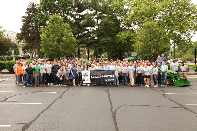 In celebration of Worthington’s 10th consecutive year to be named a Top Columbus Workplace, the Company hosted a “Decade of Better” celebration for employees, which also recognized Worthington’s 10th year achieving John Deere Partner-level Supplier designation.