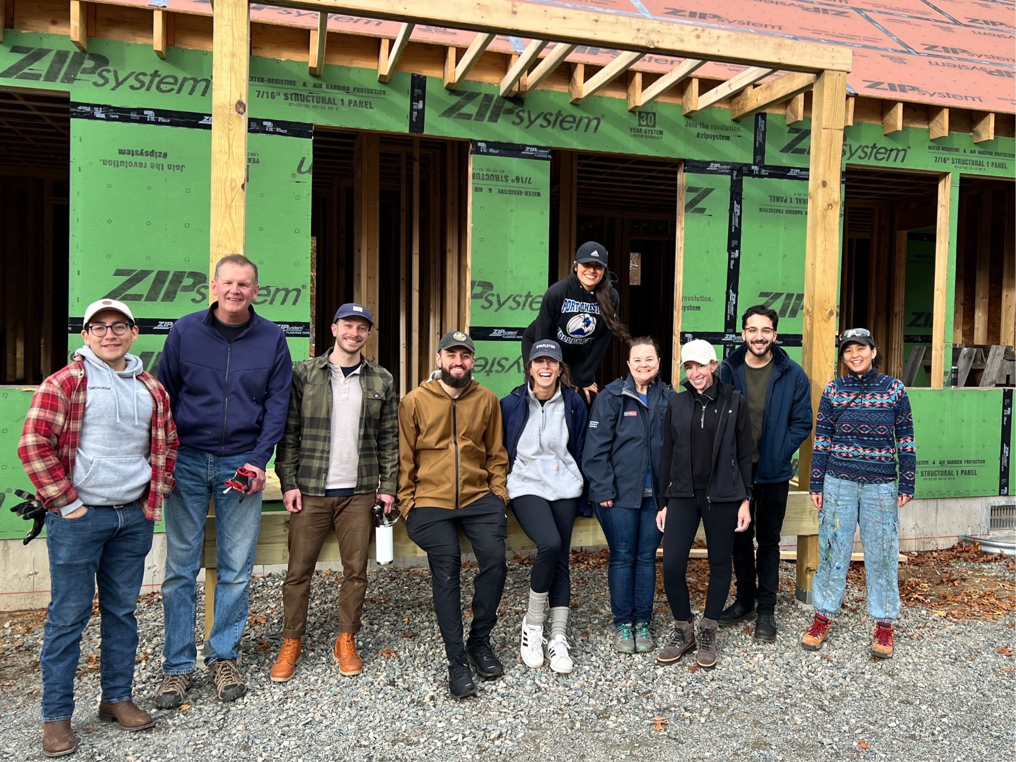 SmithGroup Boston volunteers with Habitat for Humanity