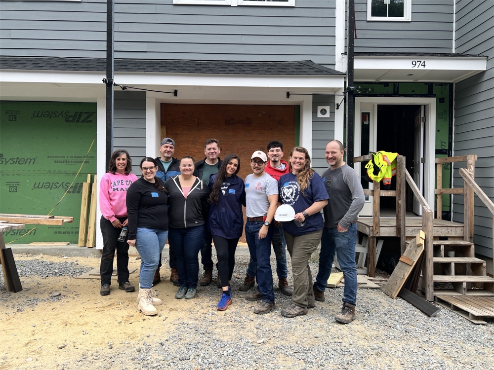 SmithGroup Boston volunteers with Habitat for Humanity