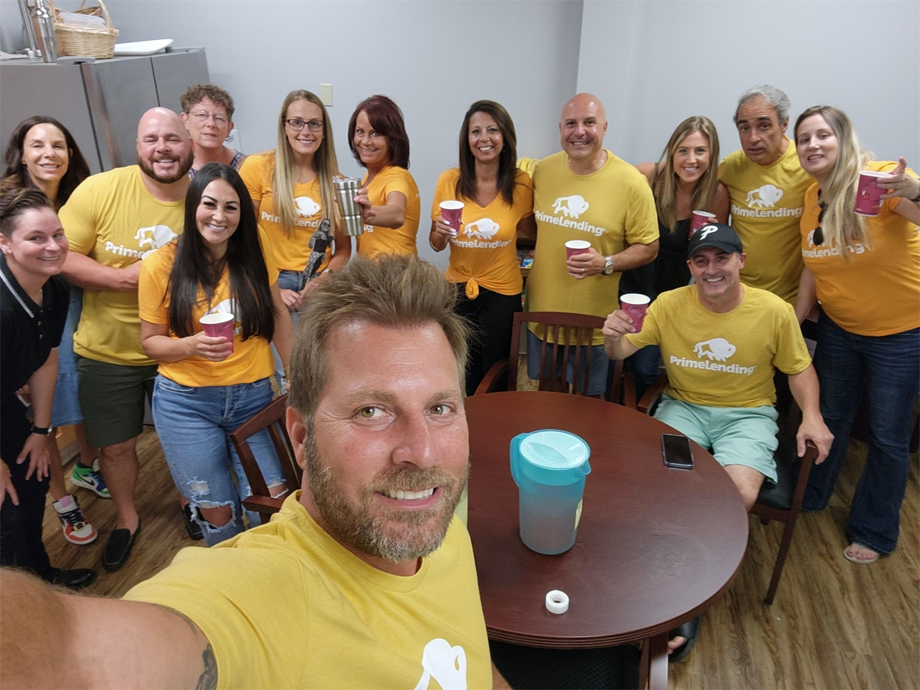 Our Monroe, NY PrimeLending Branch takes some time to gather for some lemonade and festivities during our Annual Employee Appreciation Week.