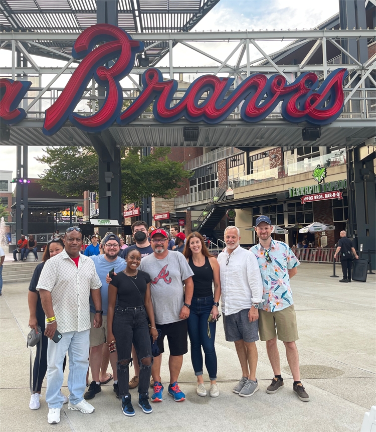 Team and client outing to the Braves game. Had a blast!