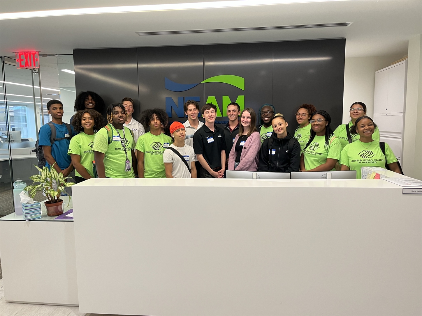 Summer Interns and Boys & Girls Club of Hartford