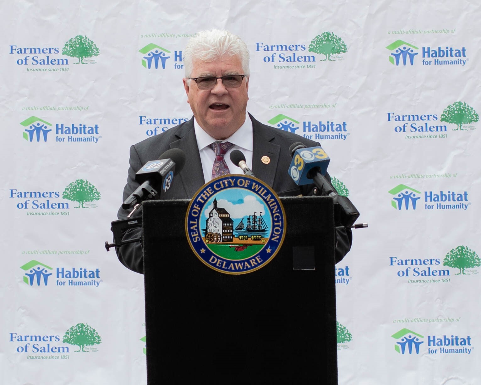 James Doherty, President of Farmers Mutual Fire Insurance Company of Salem County