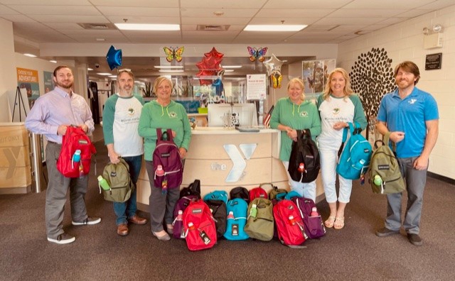 Donation of Backpacks for Students at Ipswich YMCA