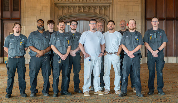 Engineering team portrait