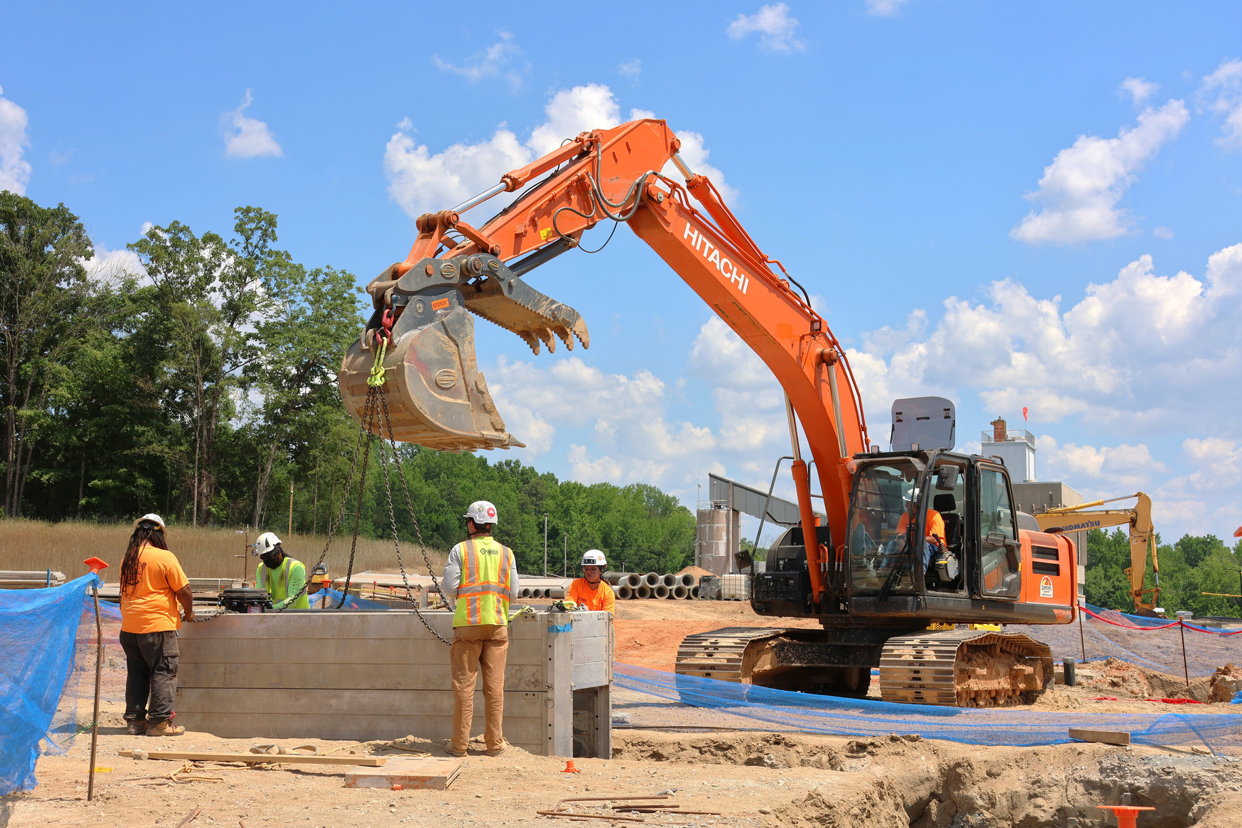 Commercial Plumbing Work at Waste Water Treatment Plant