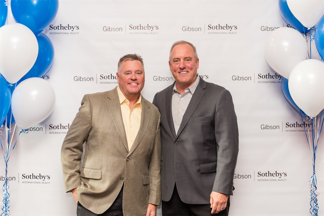 Paul McGann, President & Co-Owner of Gibson Sotheby's International Realty, & Larry Rideout, Chairman and Co-Owner of Gibson Sotheby's International Realty.