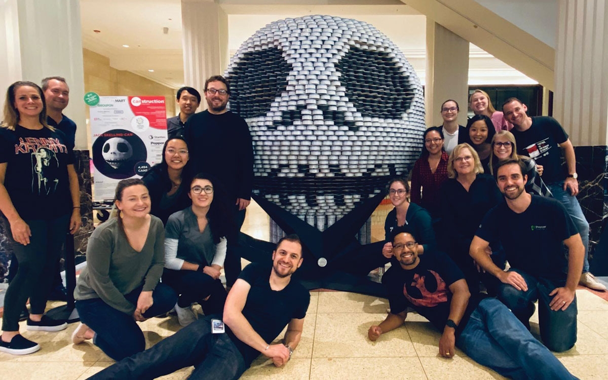 Canstruction Winning Team