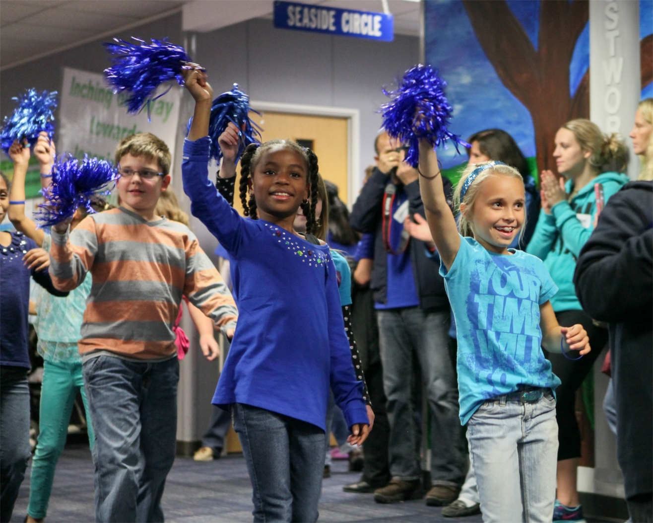 CCISD Celebrates Blue Ribbon Day